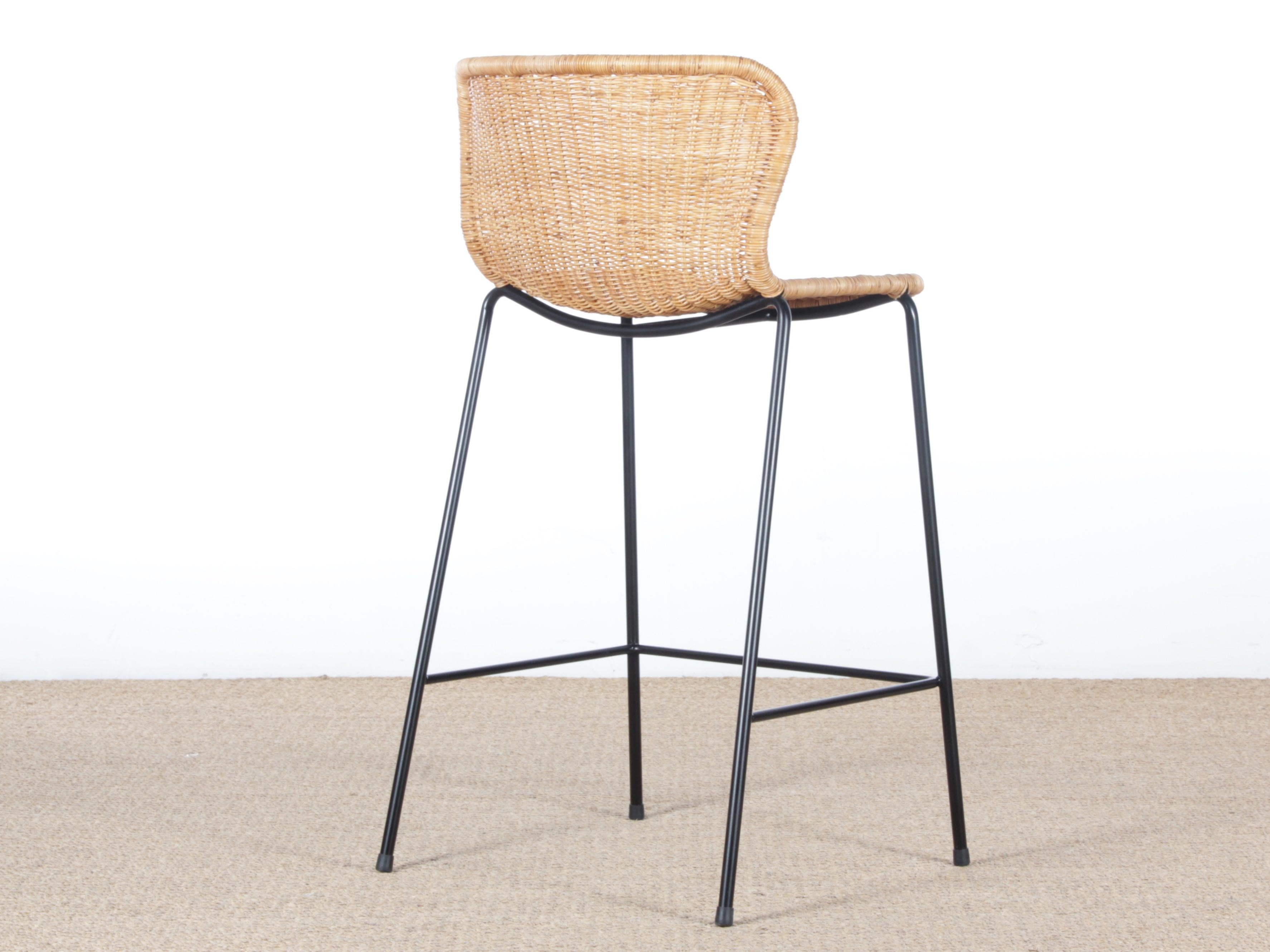 C603 Bar Stool, New Éditon In Good Condition For Sale In Courbevoie, FR