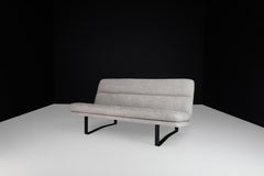 C684 Sofa by Kho Liang Ie for Artifort in Bouclé Upholstery The Netherlands 1968