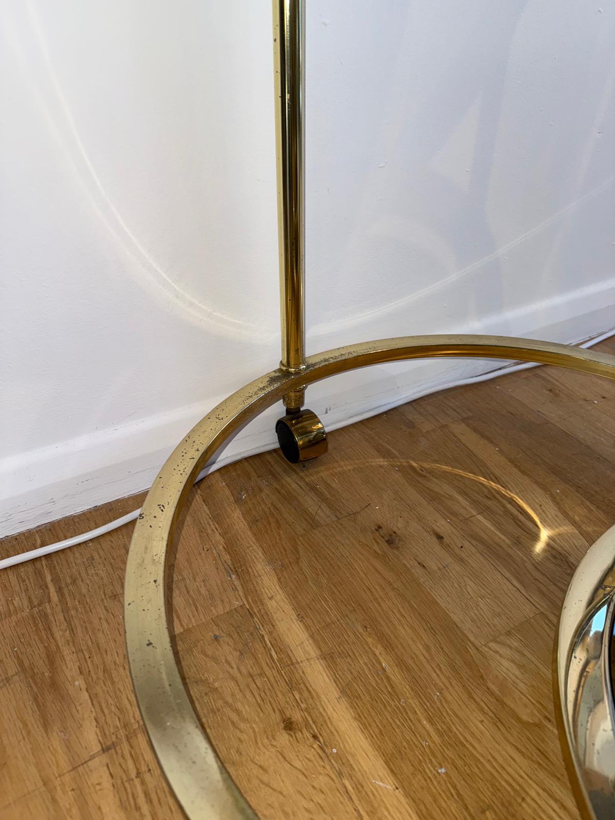 C.70's Italian, Three Tiers Bra Cart In The Style Of The Milo Baughman For Sale 4