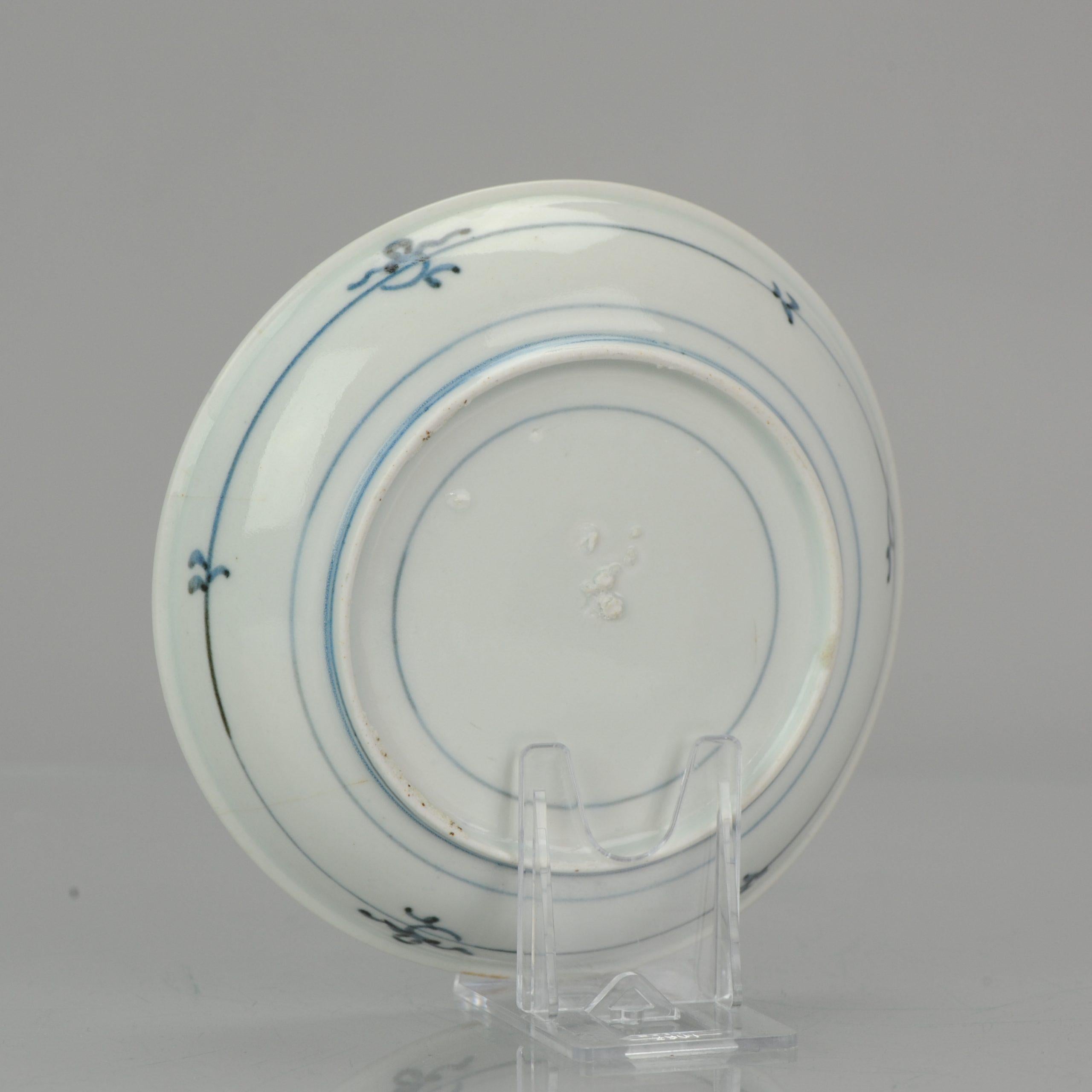 Ca 17th C Japanese Ko-Imari Porcelain Edo Period Dish Antique Japan For Sale 11