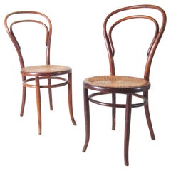 Ca 1860, Thonet Early Original No.14, Set of 2