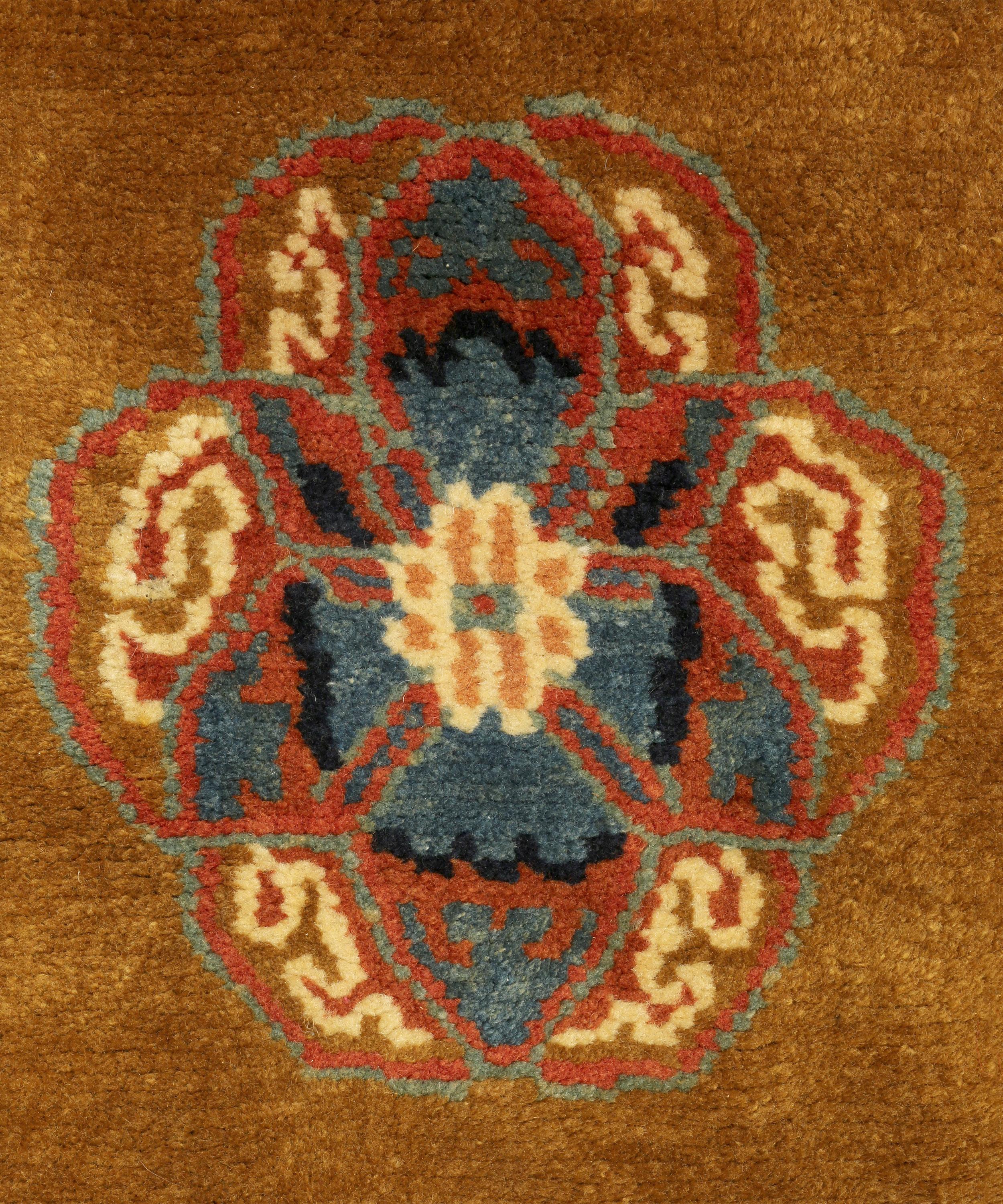 Tibetan Sleeping Carpet 'Khaden', circa 1900 In Good Condition For Sale In Point Richmond, CA