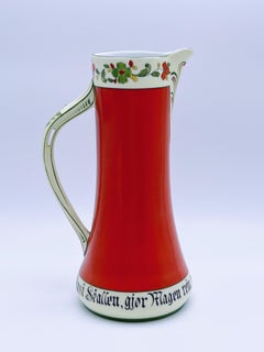 ca. 1906 " Altes Norwegen " Antiker nordischer Krug aus Porsgrund Porzellan