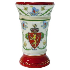 Pokal nordique antique Porsgrund Porcelaine de Norvège antique datant d'environ 1906