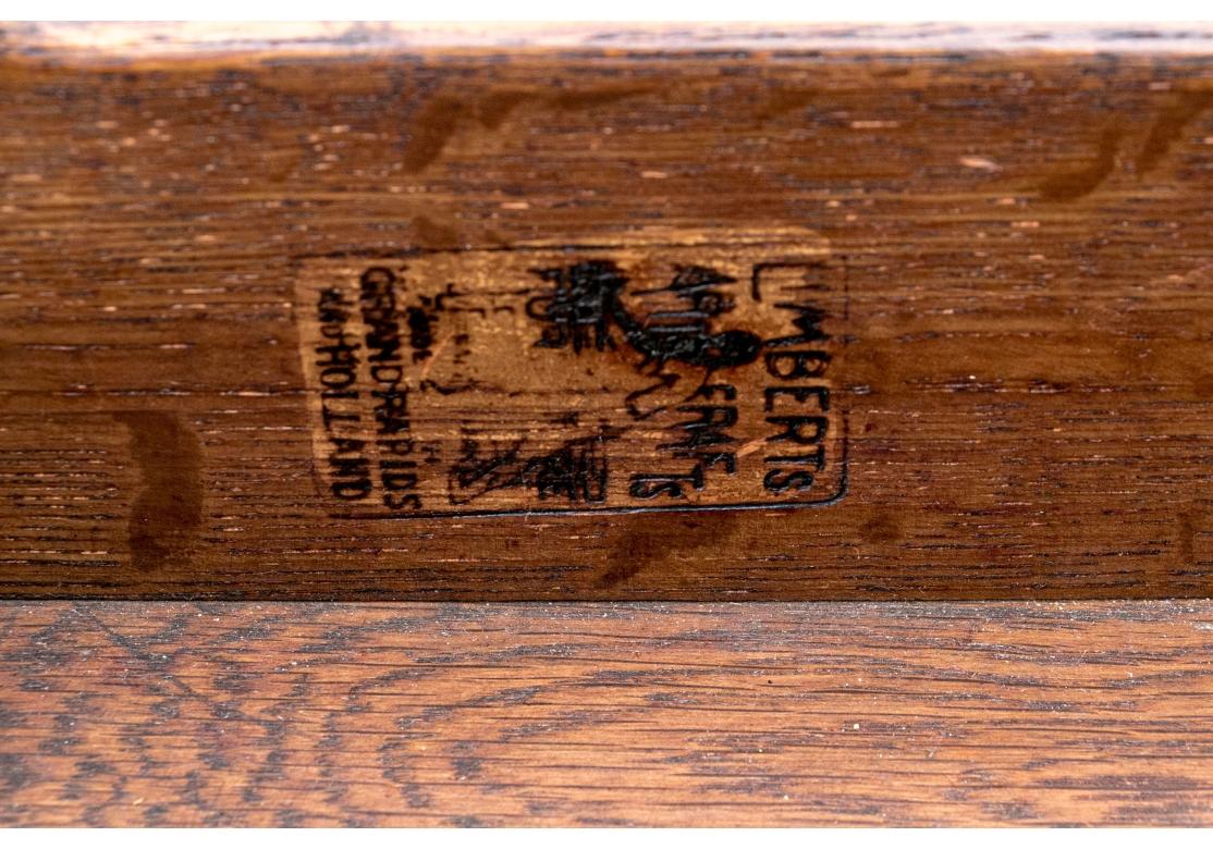 Arts and Crafts Vers 1910, Limberts Dutch Arts Crafts Furniture Co. 1910, Limberts Dutch Arts & Crafts Furniture Co. Bureau d'écriture en vente