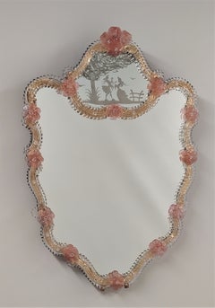 "Ca' Da Mosto" Venetian Mirror by Fratelli Tosi Murano, Made in Italy