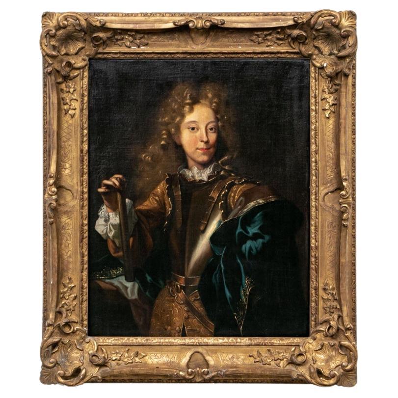Ca. Late 17th-Early 18th C. Oil on Canvas in the Manner of Peter Lely, Portrait