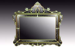 "Ca' Loredan" Murano Glass Mirror TV, Handcrafted by Fratelli Tosi