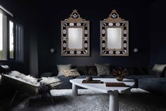 "Cà Noghera Set Nero"  Specchi Veneziani in Vetro di Murano dei Fratelli Tosi