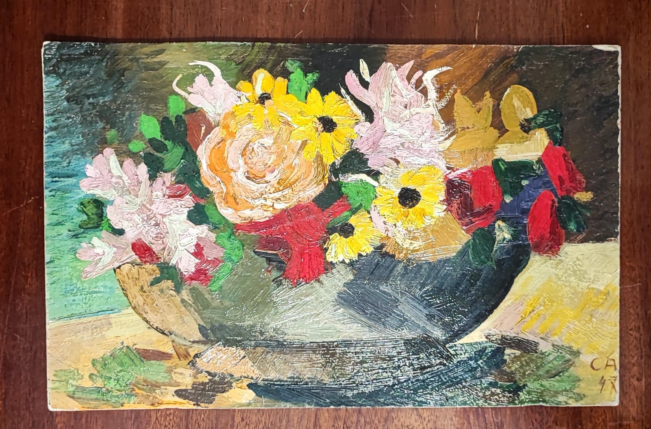 Spring composition - Painting by C.A.