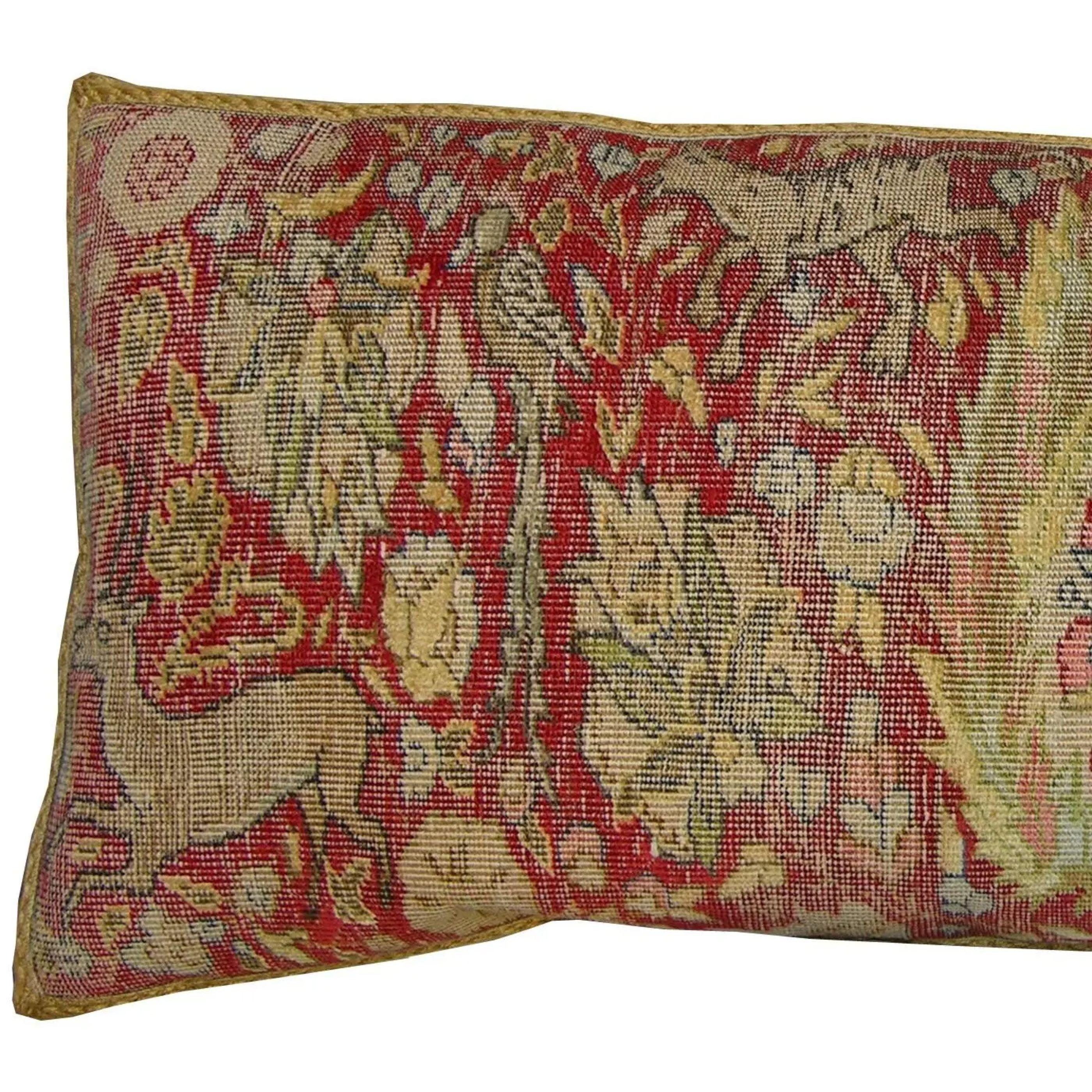 Empire Ca.1900 Antique Silk Turkish Pillow For Sale