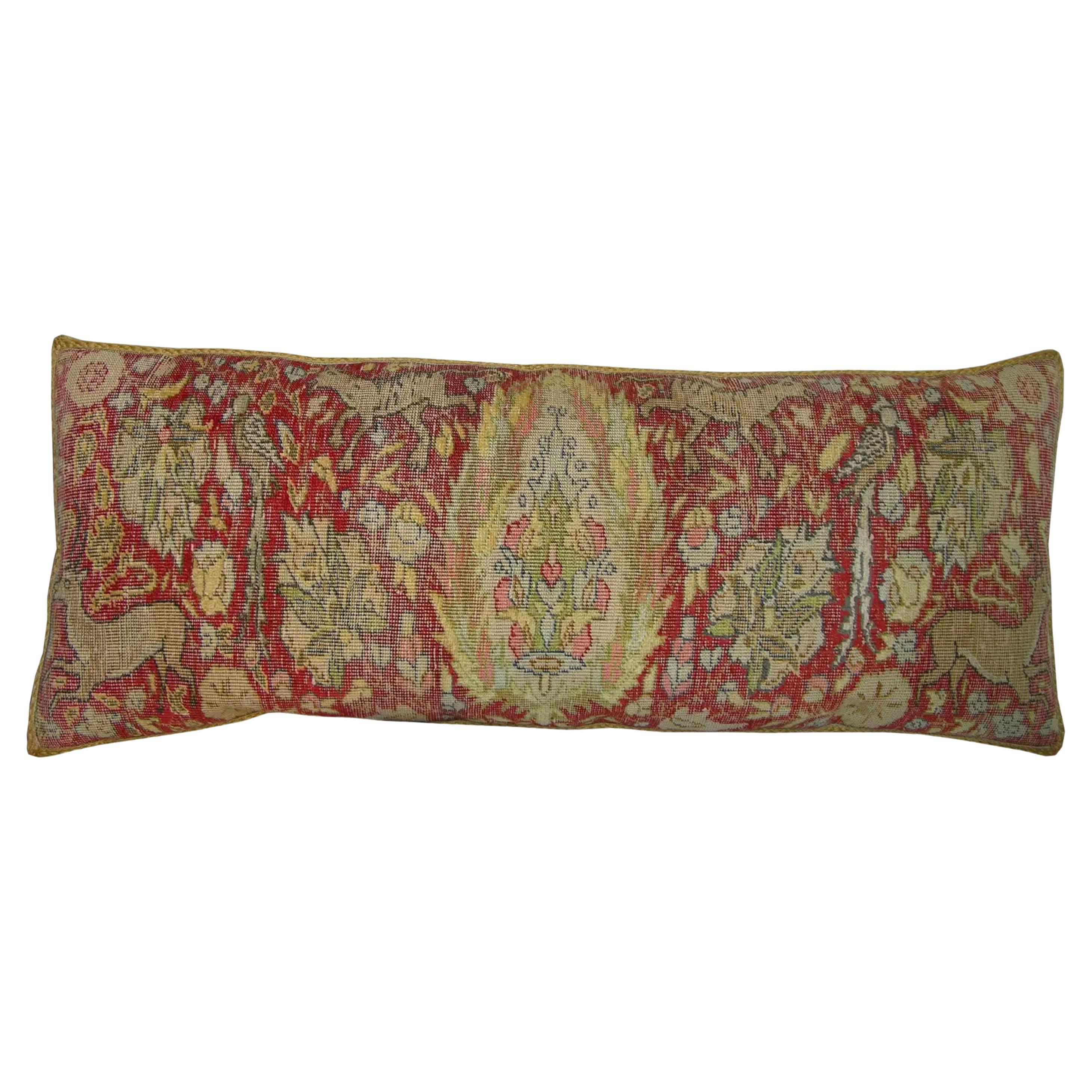 Ca.1900 Antique Silk Turkish Pillow For Sale