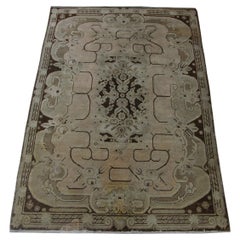 Authentique tapis Khotan Samarkand datant d'environ 1900 8'10'' X 5'6''