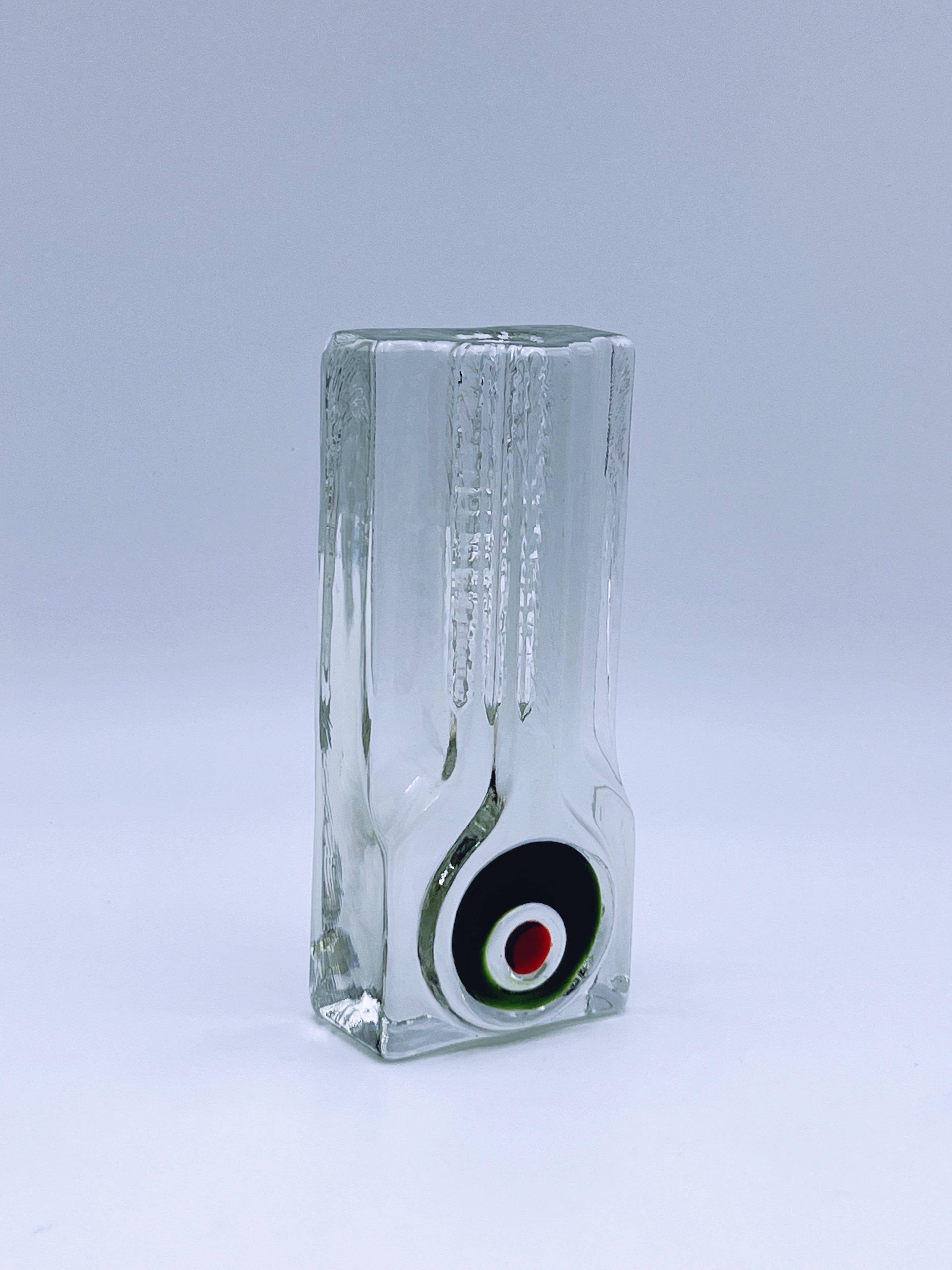 Tedesco Vaso di cristallo Walther Glass, anni '60/'70 ca. in vendita