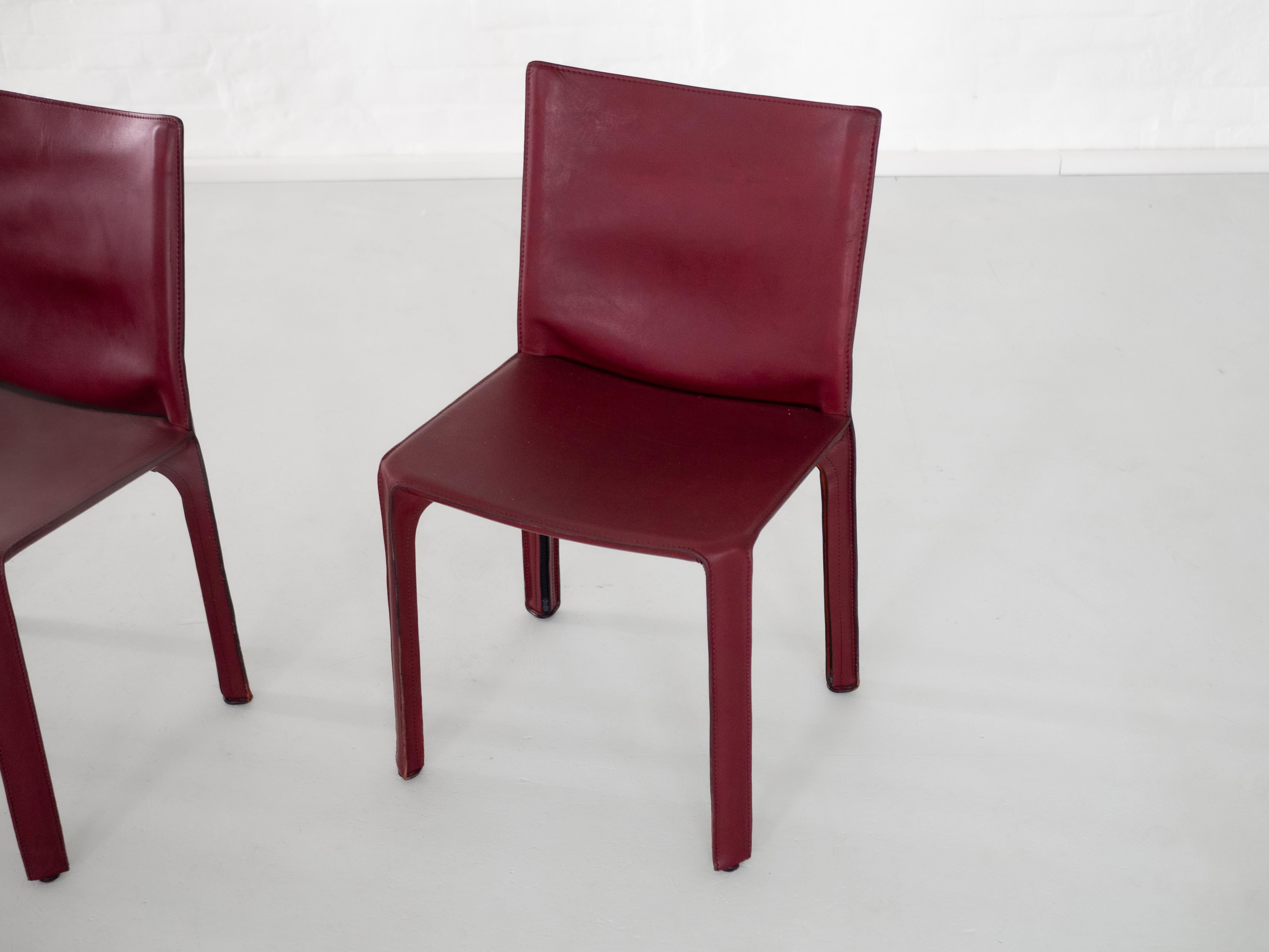 Cab 412 von Mario Bellini für Cassina, 1977 (Italienisch) im Angebot