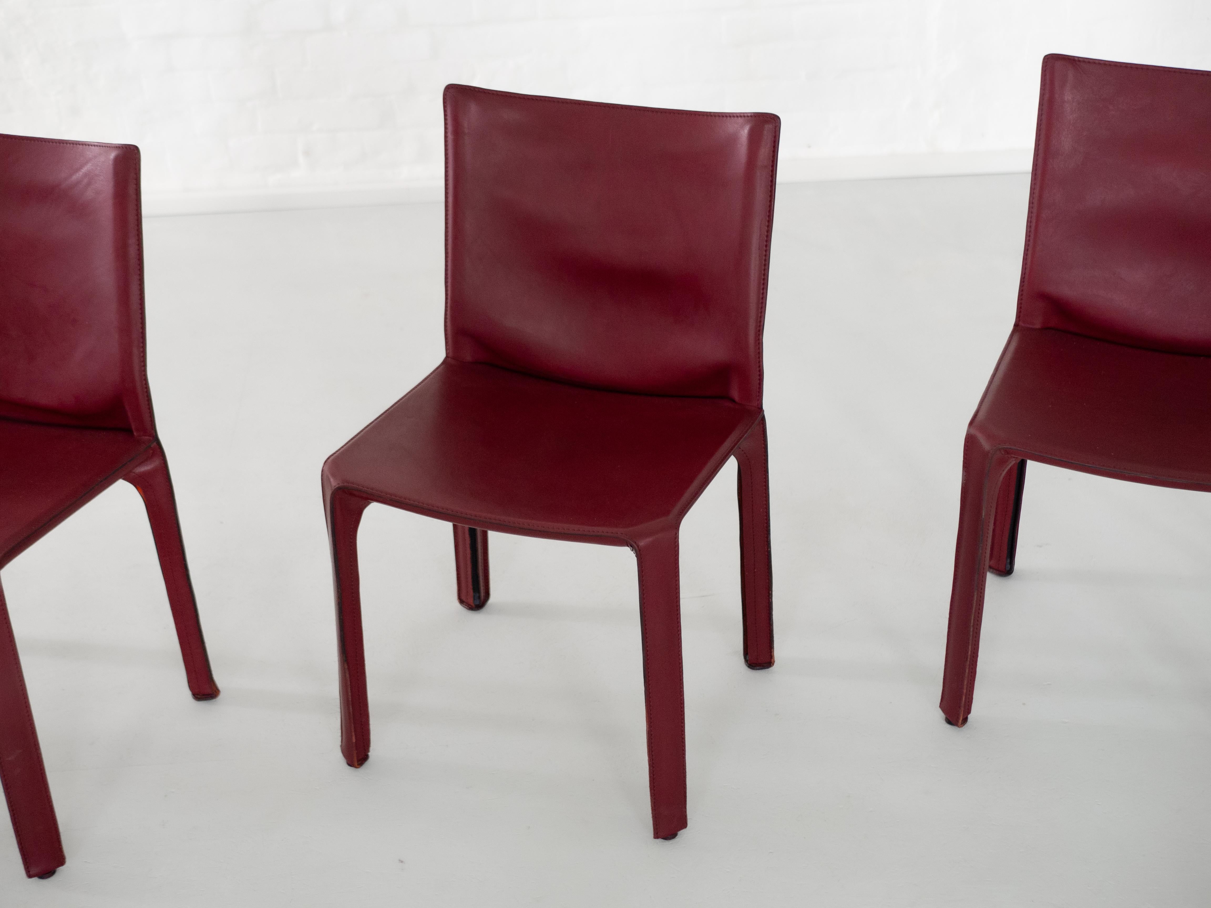 Cab 412 von Mario Bellini für Cassina, 1977 im Zustand „Gut“ im Angebot in Wien, AT