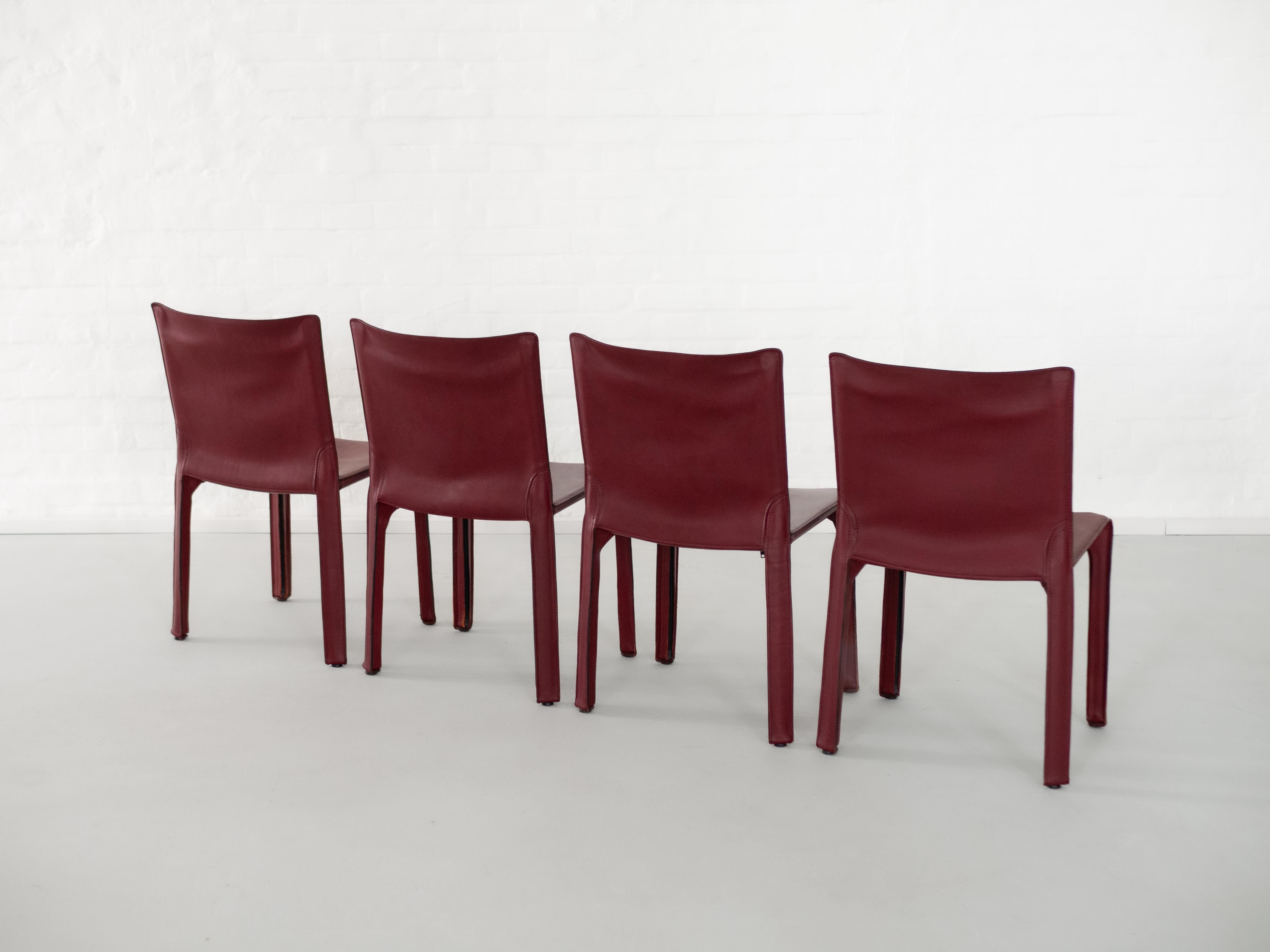 Cab 412 von Mario Bellini für Cassina, 1977 im Angebot 1