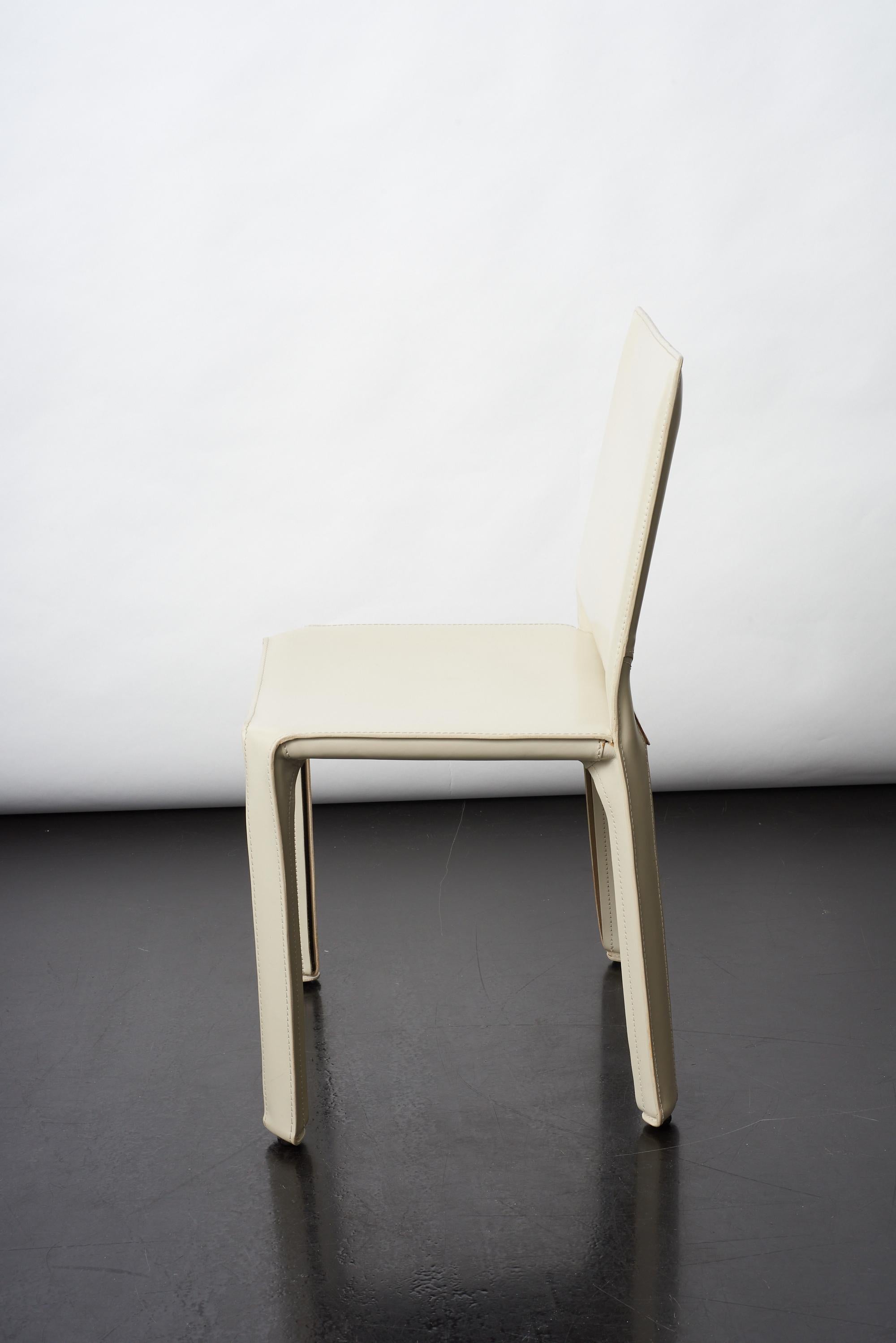 Italian Cab 412 Chair by Mario Bellini for Cassina