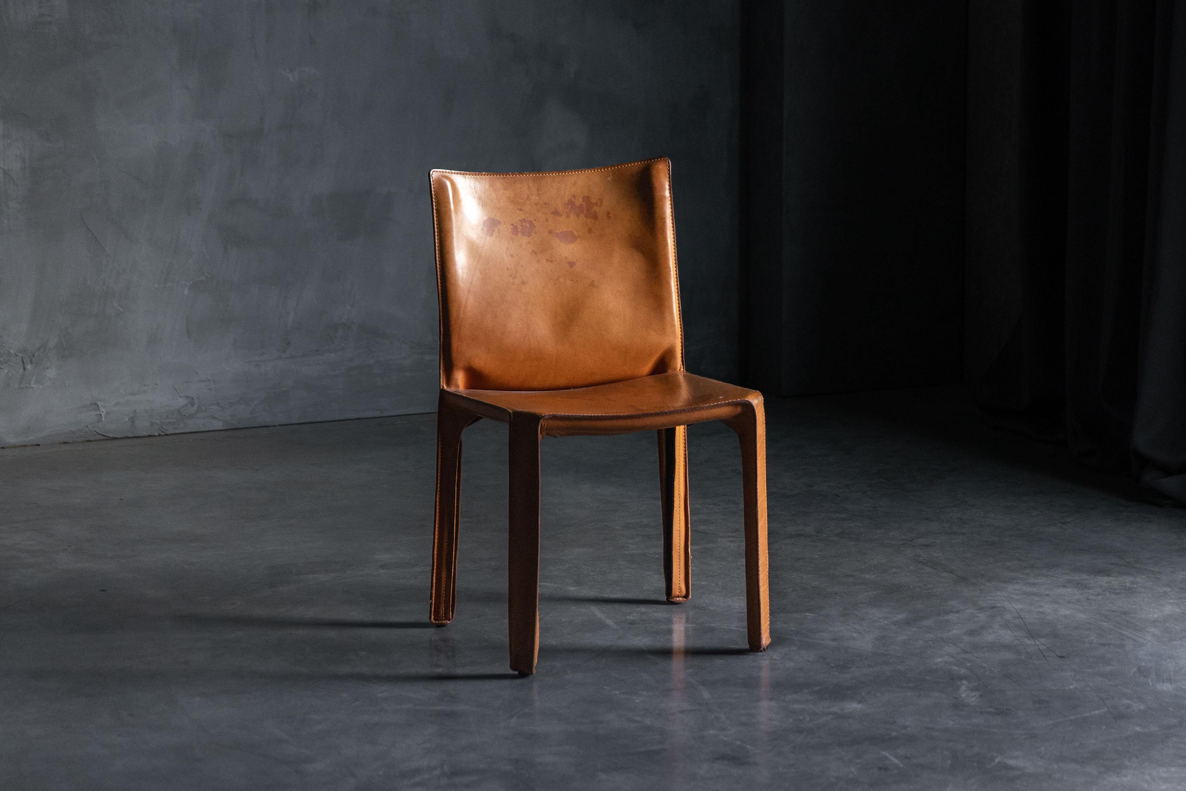 CAB 412 Stühle von Mario Bellini für Cassina, Italien, 1970er Jahre im Angebot 5