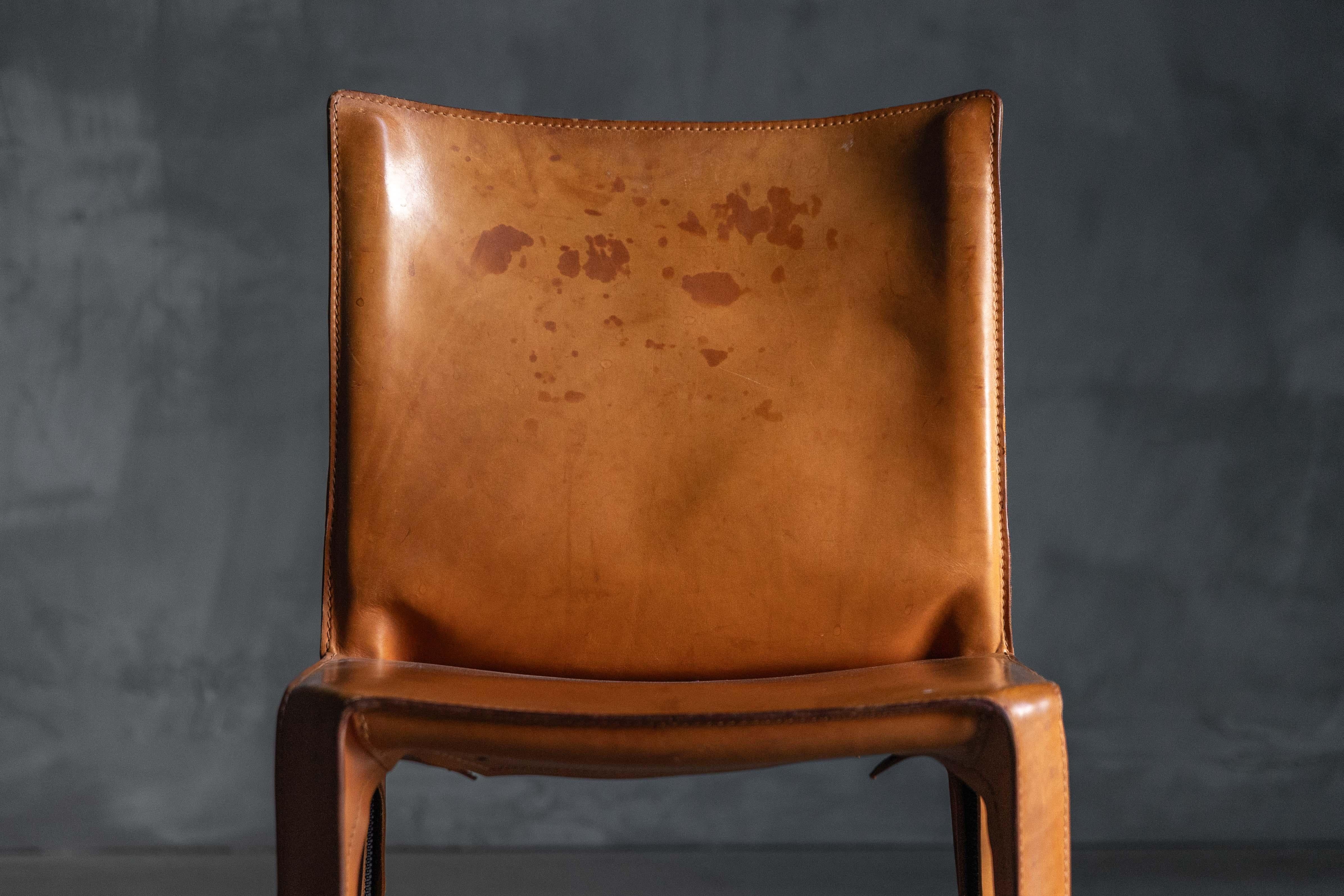 CAB 412 Stühle von Mario Bellini für Cassina, Italien, 1970er Jahre im Angebot 7