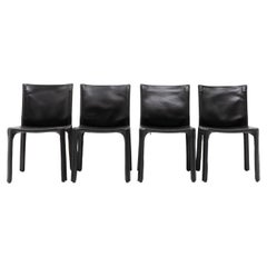 Cab 412 Chairs by Mario Bellini for Cassina, Set of 4