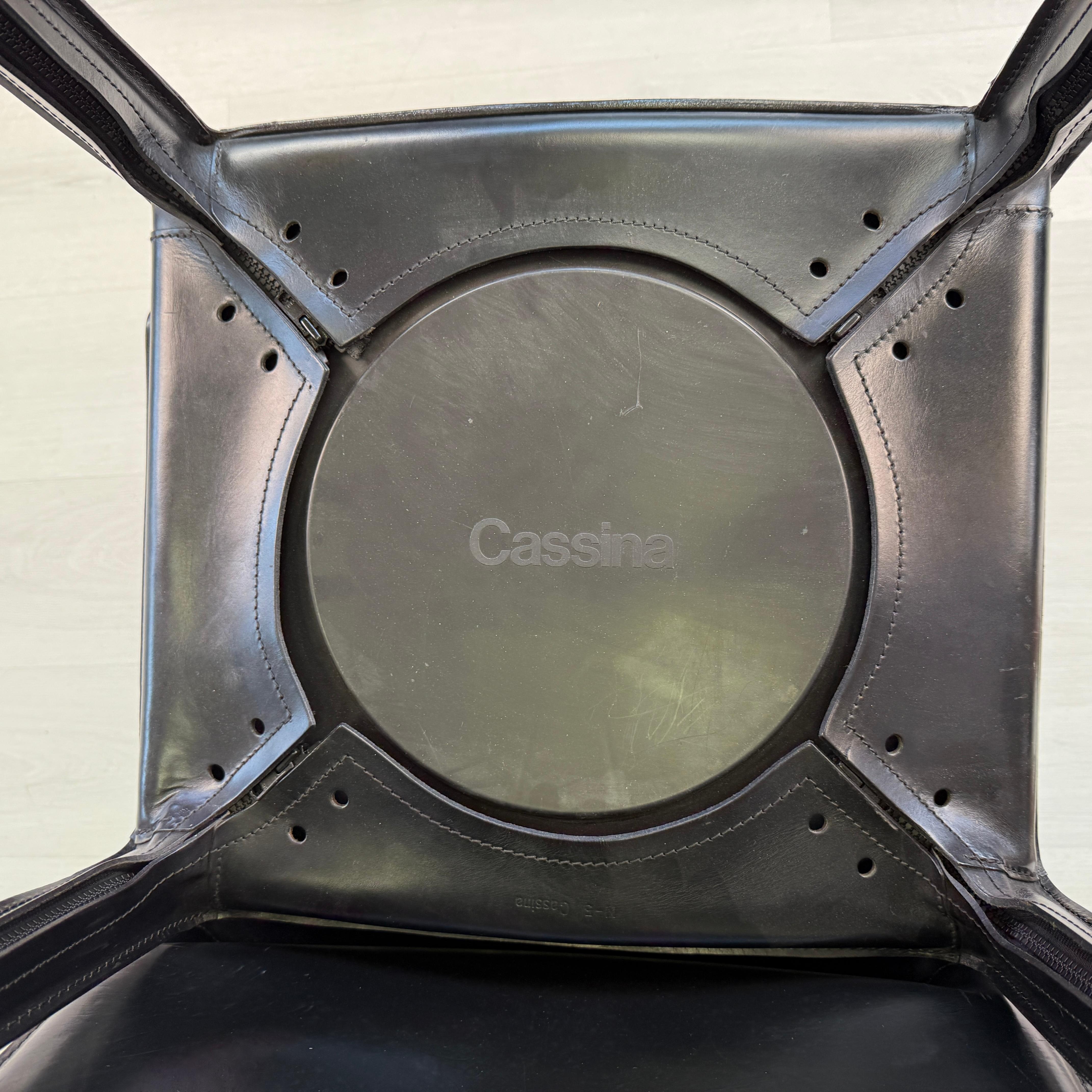 Sedie da pranzo Cab 412 di Mario Bellini per Cassina, anni '90 - Set di 6 in vendita 1