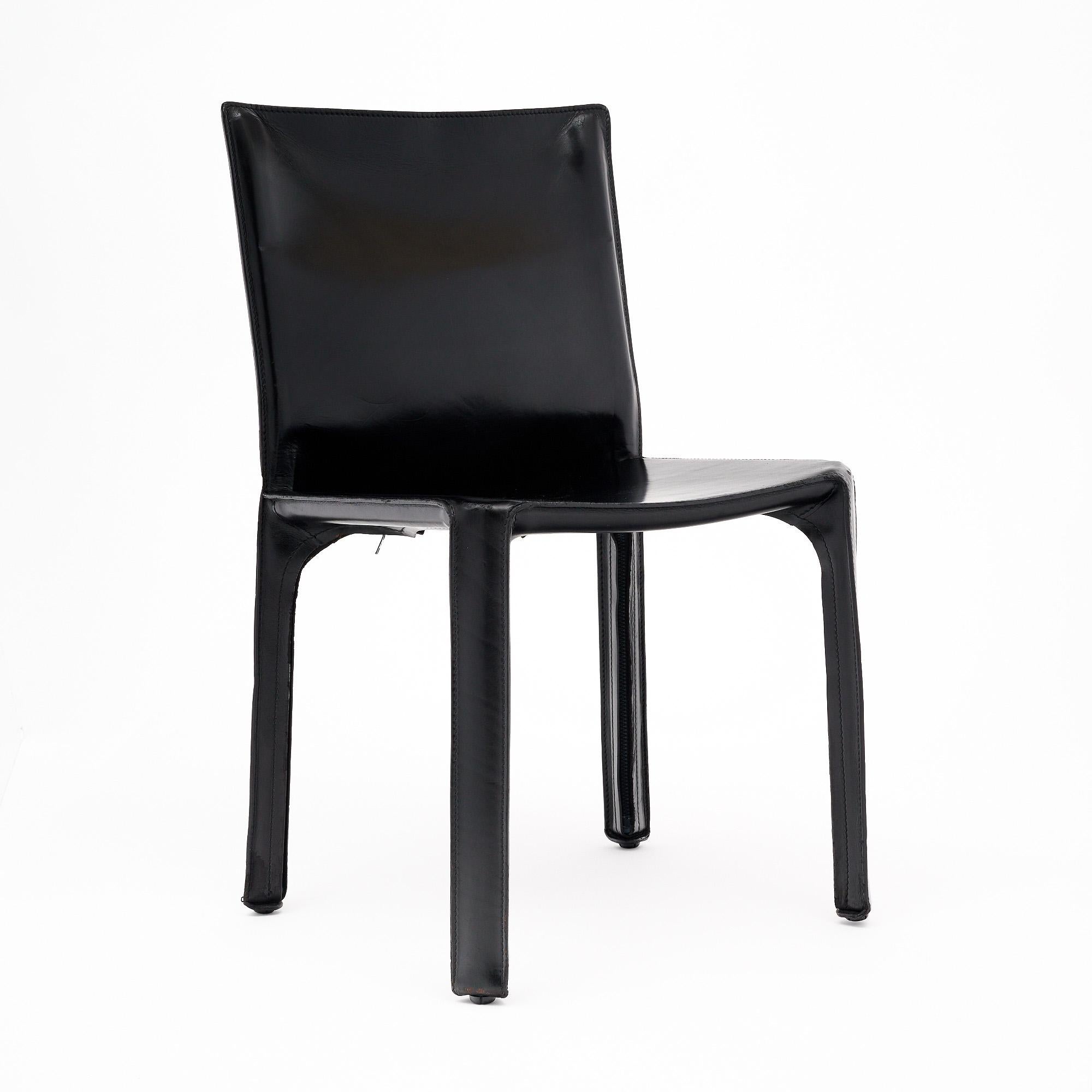 Mid-Century Modern CAB—412 Dining Chairs by Mario Bellini for Cassina For Sale