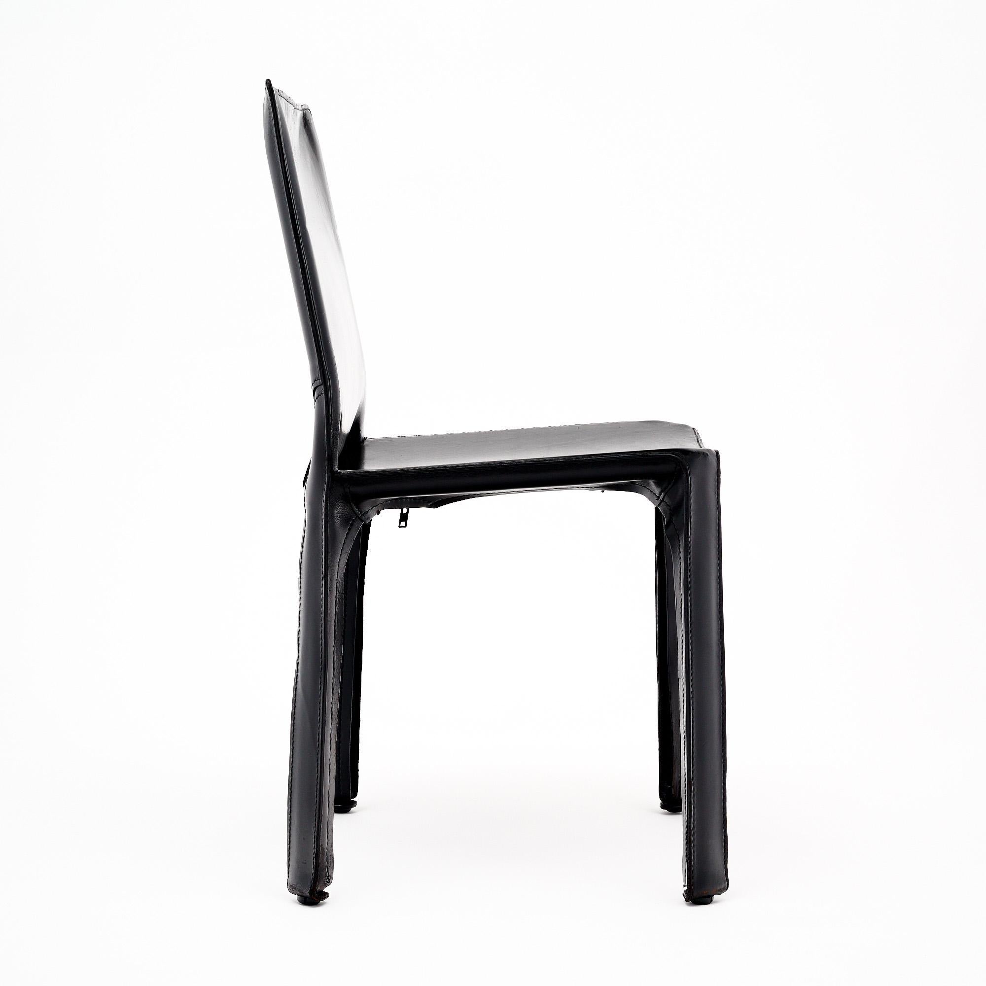 Metal CAB—412 Dining Chairs by Mario Bellini for Cassina For Sale