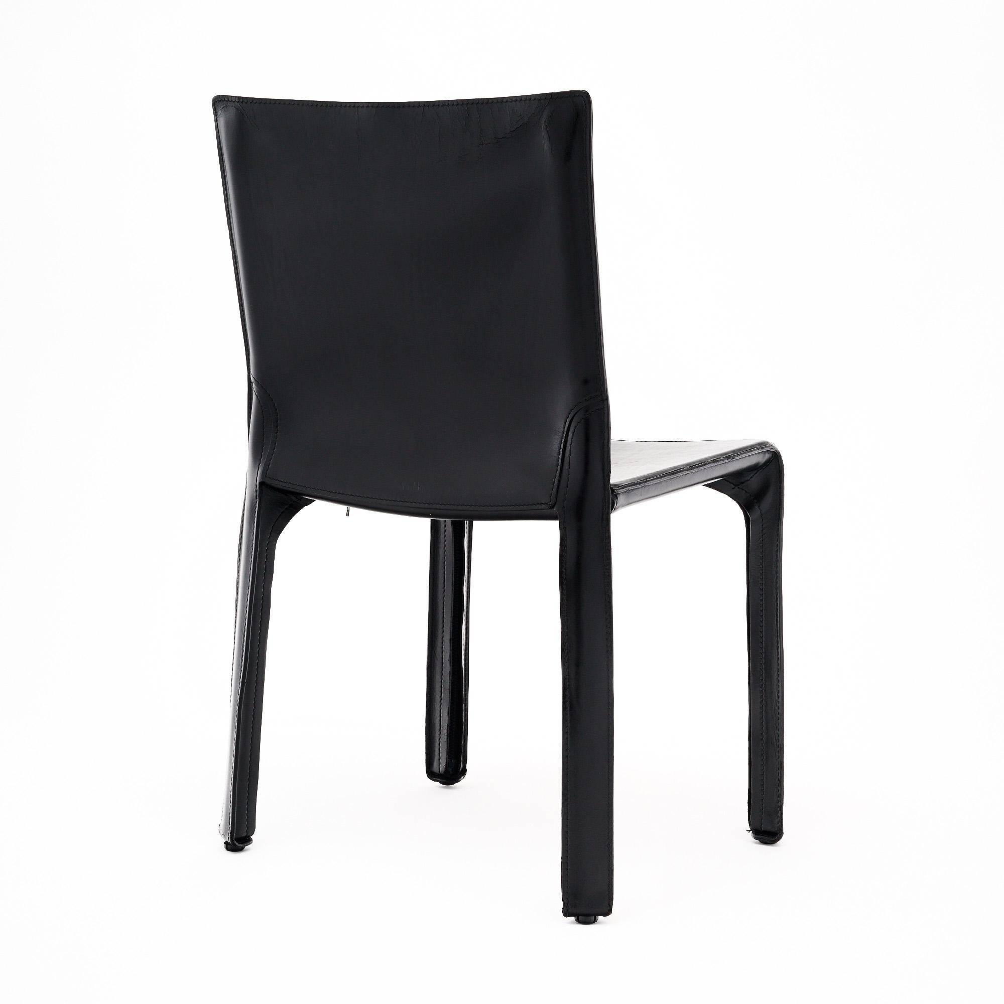 CAB—412 Dining Chairs by Mario Bellini for Cassina For Sale 1