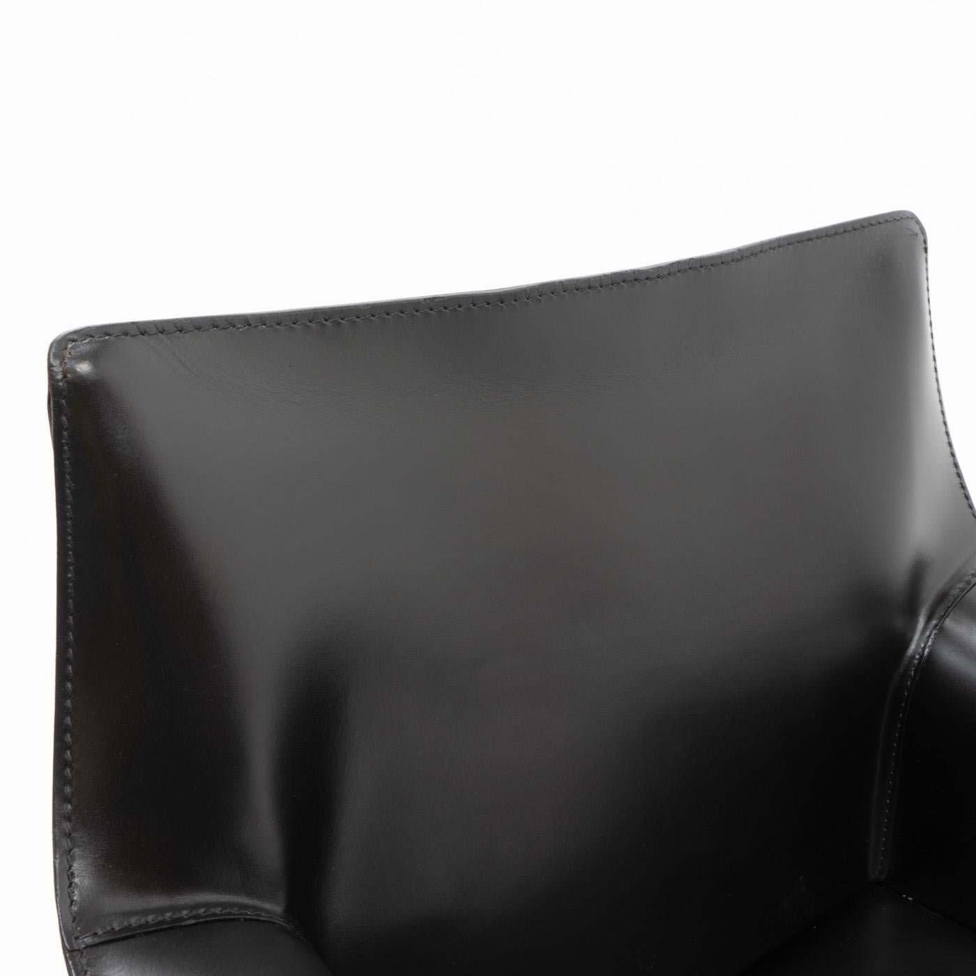 Metal Cab 413 Chair by Mario Bellini for Cassina, 1990s For Sale