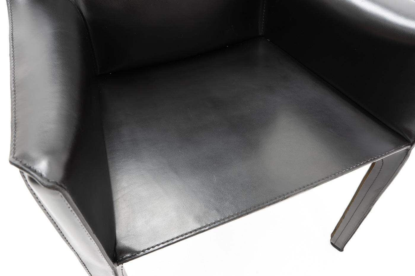 Cab 413 Chair by Mario Bellini for Cassina, 1990s For Sale 1