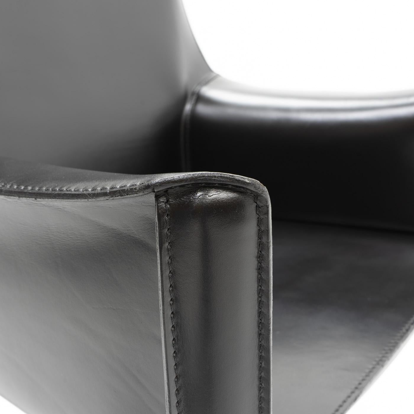 Cab 413 Chair by Mario Bellini for Cassina, 1990s For Sale 2