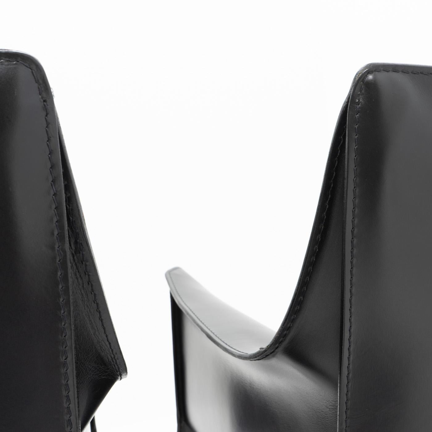Cab 413 Chairs by Mario Bellini for Cassina, 2000s 4