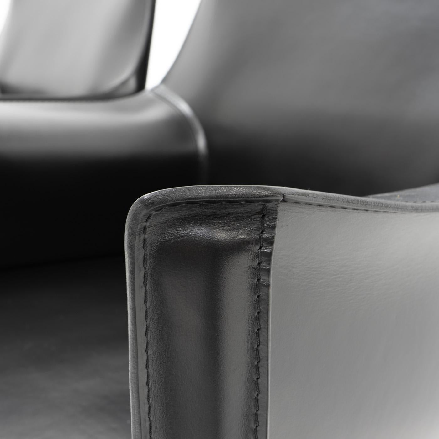 Metal Cab 413 Chairs by Mario Bellini for Cassina, 2000s