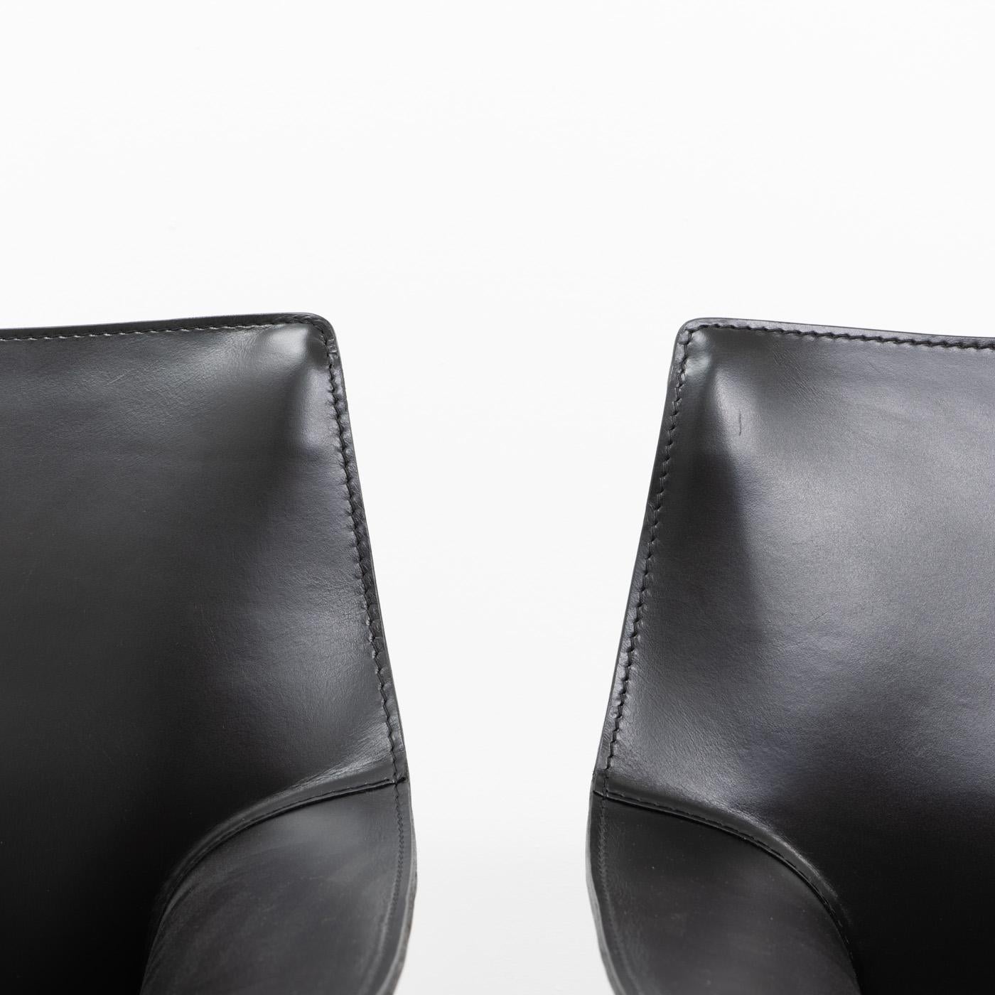 Cab 413 Chairs by Mario Bellini for Cassina, 2000s 2