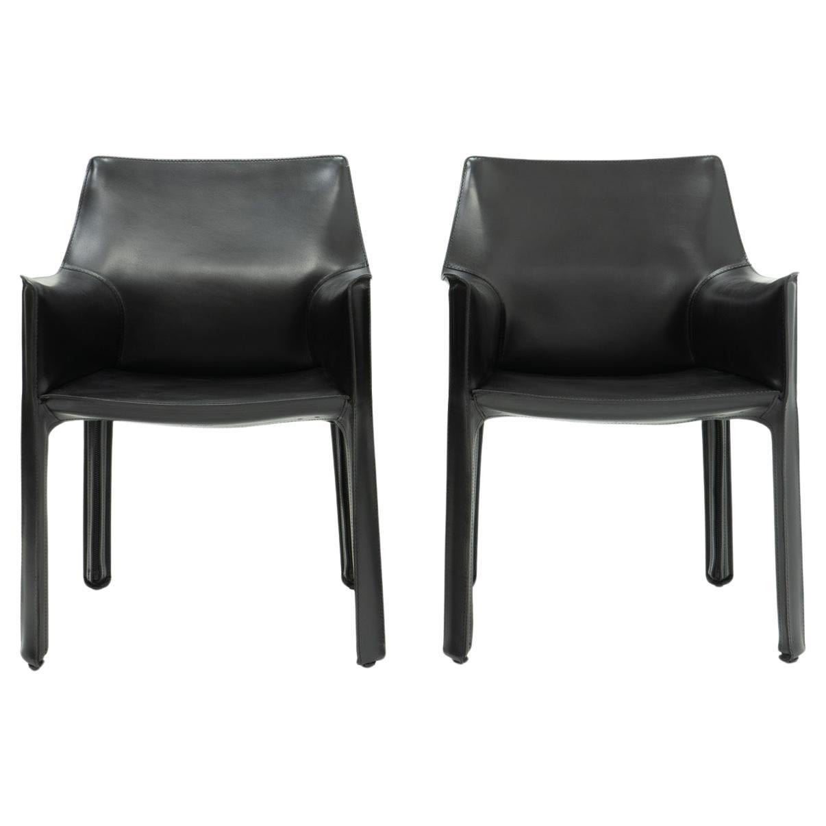 Cab 413 Chairs by Mario Bellini for Cassina, 2000s