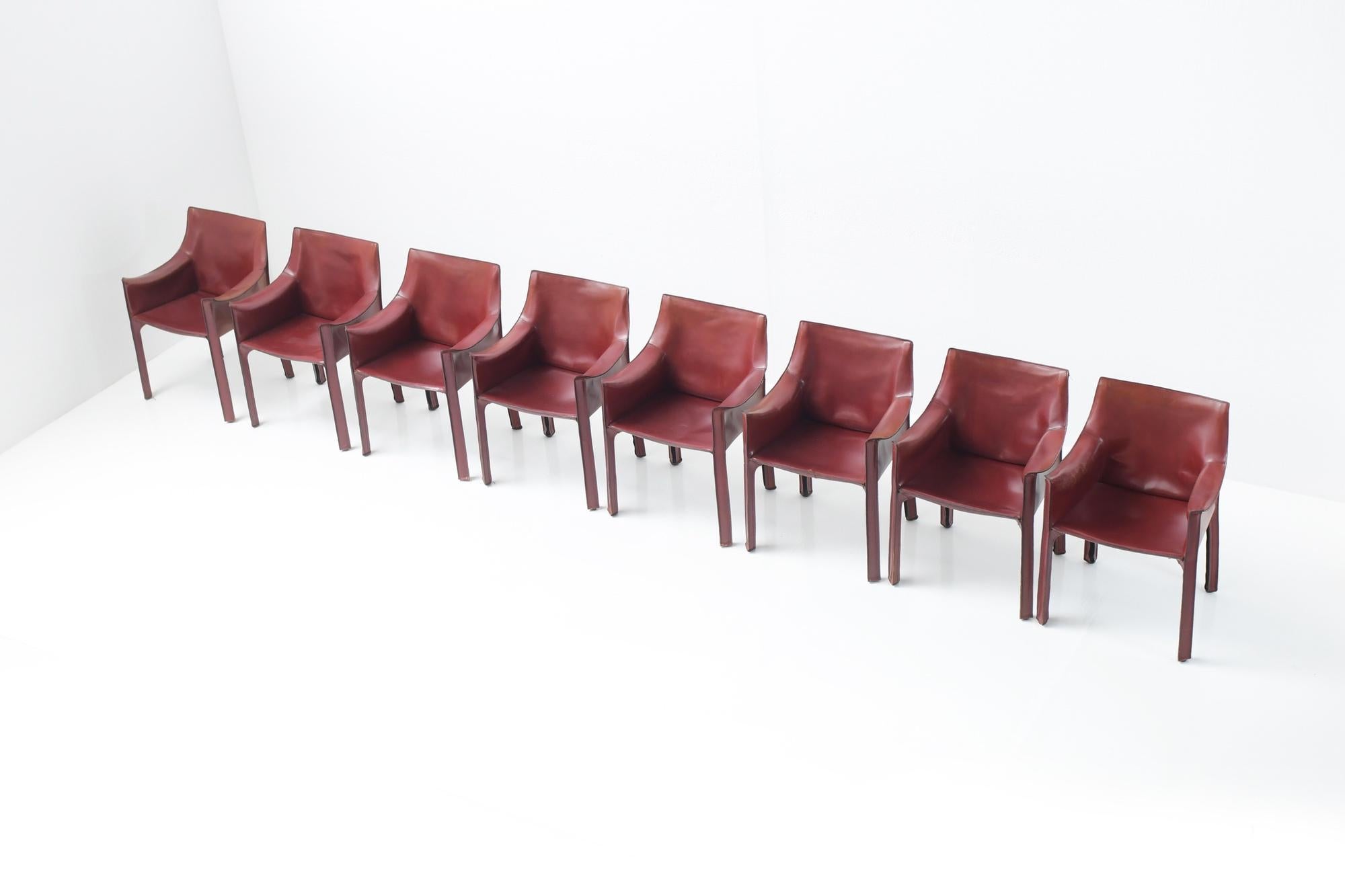 Modern CAB 413 Dining Chairs, Mario Bellini, Cassina