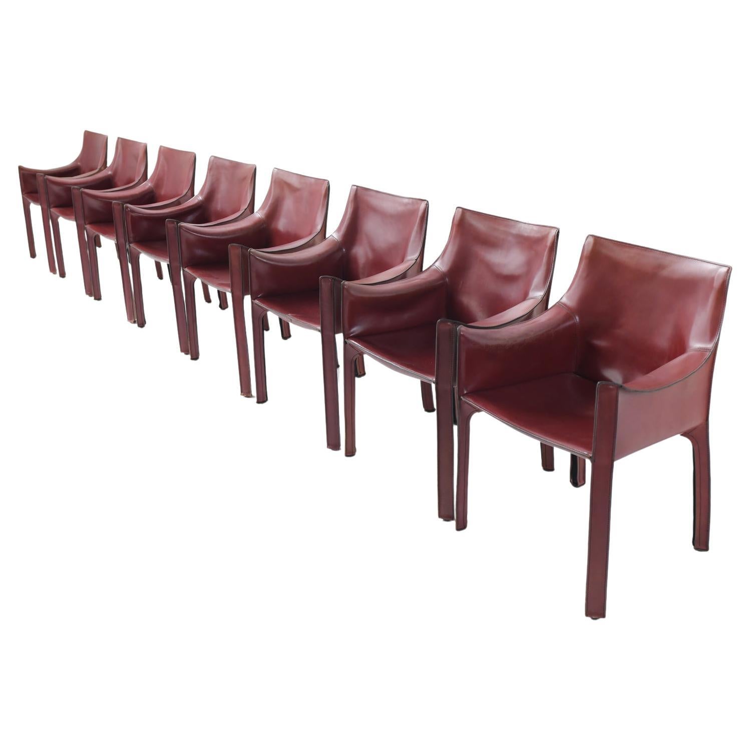 CAB 413 Dining Chairs, Mario Bellini, Cassina