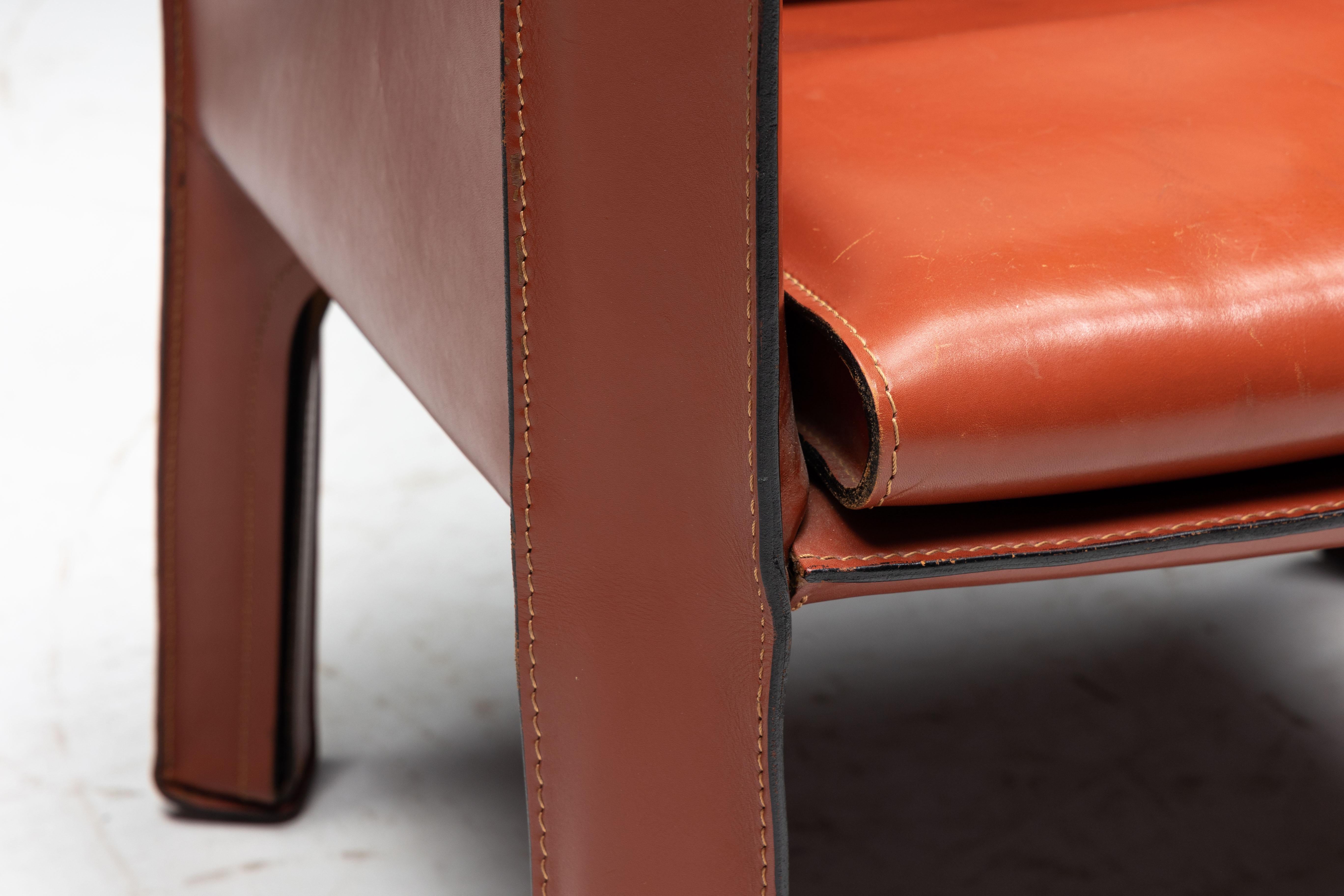 Italian CAB 414 Armchair by Mario Bellini for Cassina, Italy, 1970s