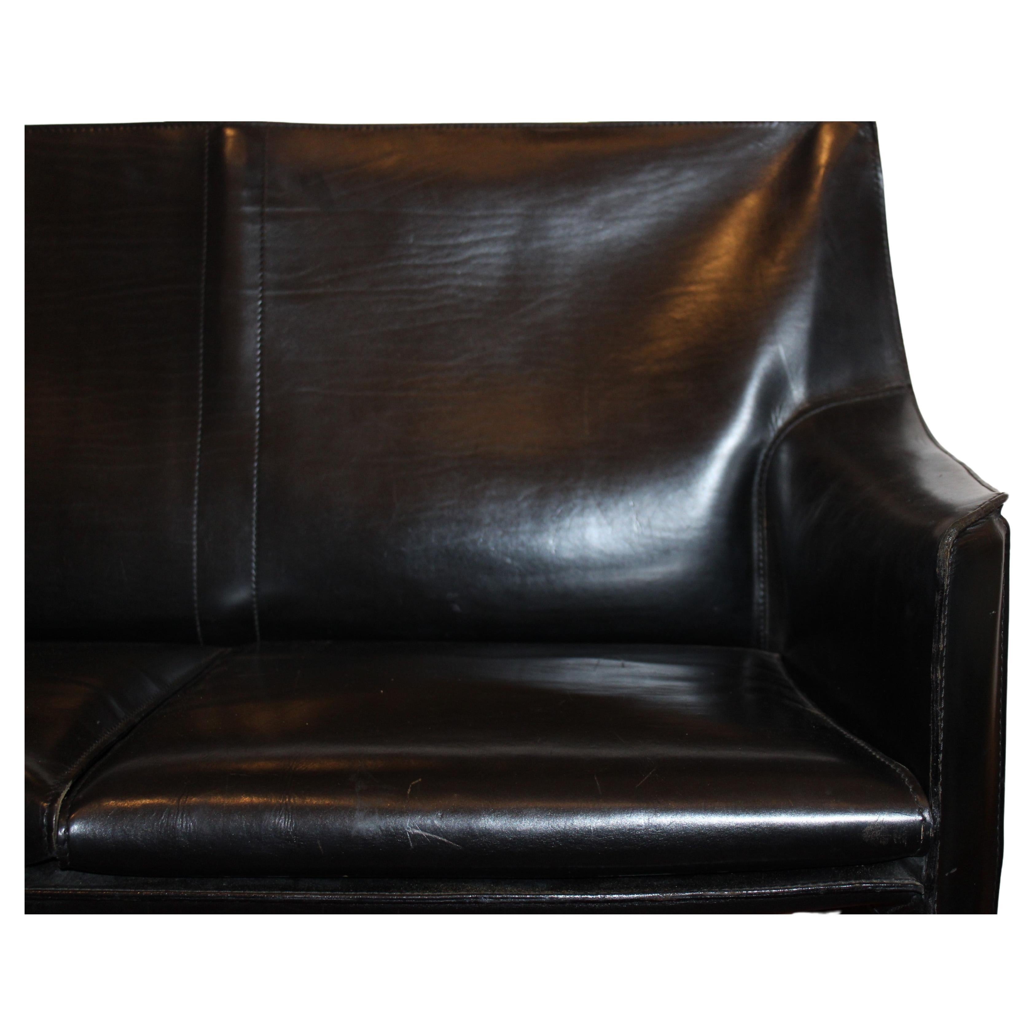 Cab 415 sofa by Mario Bellini for Cassina In Good Condition In Paris, FR
