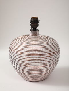 C.A.B. Céramique d'Art de Bordeaux, Lampe Félix Gėte, France, c.1930 Signé