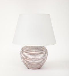 C.A.B. Céramique d’Art de Bordeaux, Félix Gėte Lamp, France, c.1930 Signed