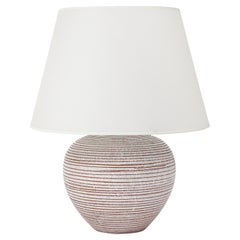 C.A.B. Céramique d’Art de Bordeaux, Félix Gėte Lamp, France, c.1930 Signed