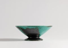 CAB (Céramique d'Art de Bordeaux), Coupe verte, France, années 1920