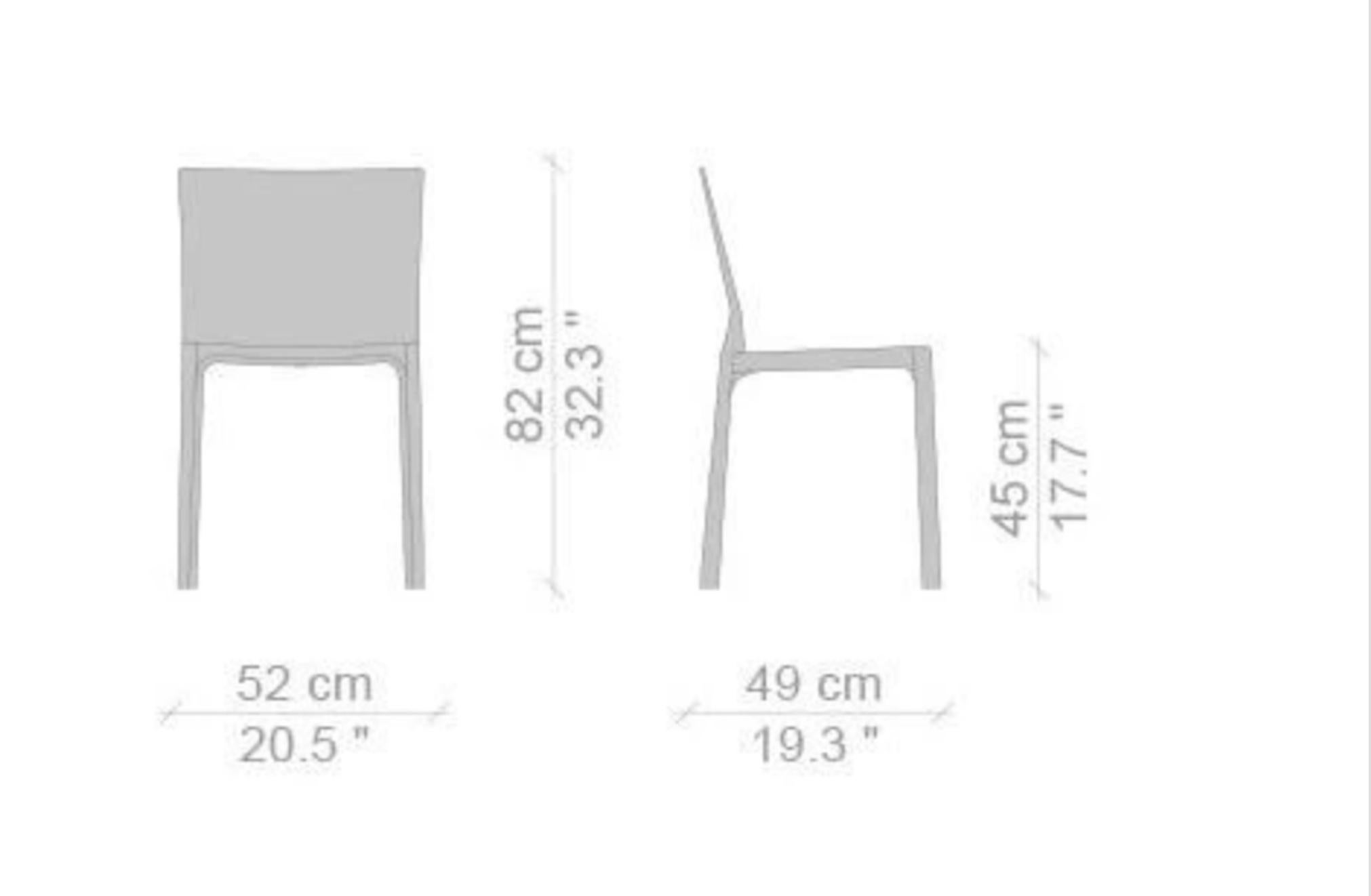 Contemporary Cab chair by Mario Bellini for Cassina in Natural Leather (set of 6)