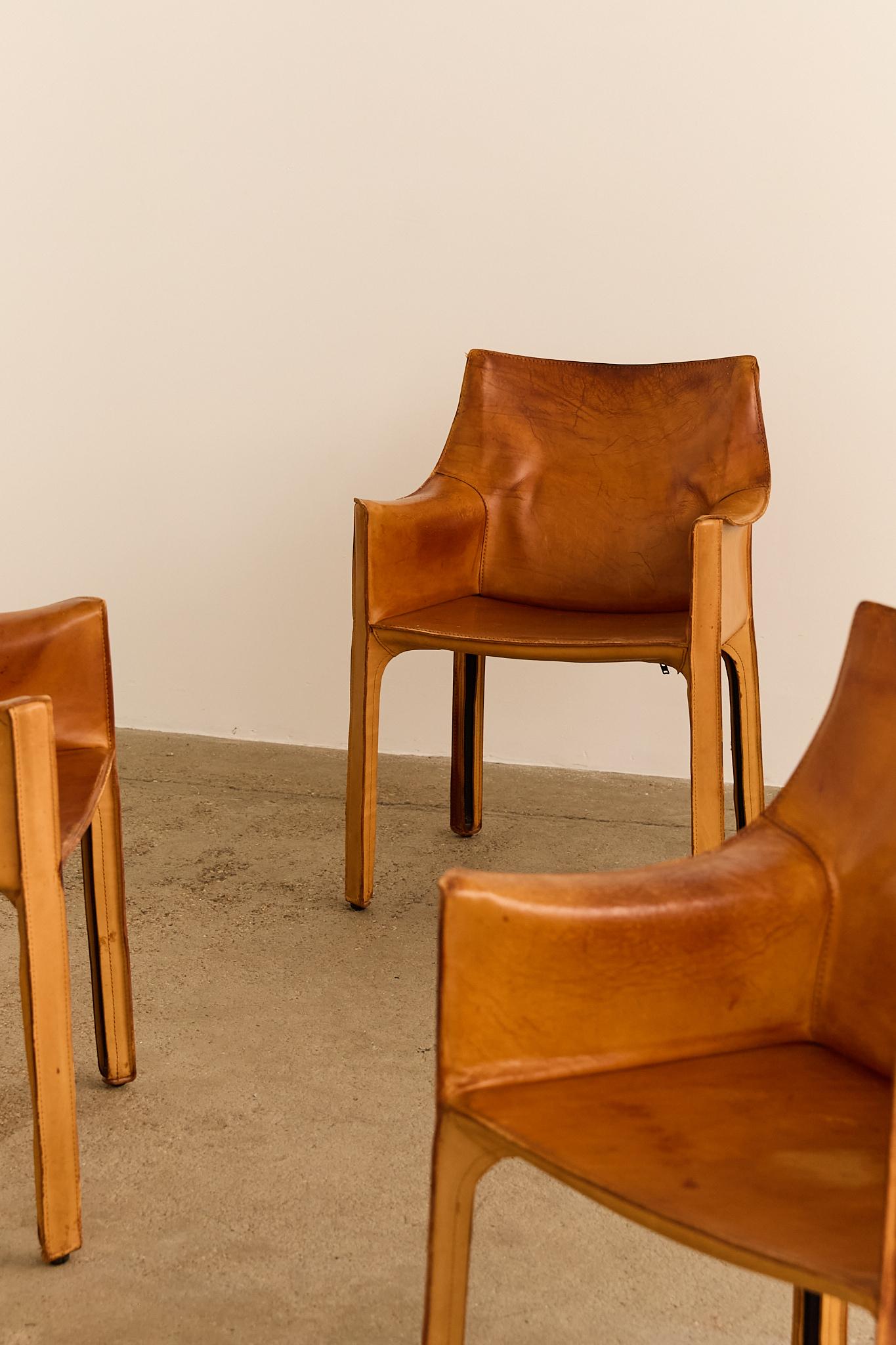 Kabinenstühle von Mario Bellini für Cassina im Zustand „Gut“ im Angebot in London, GB