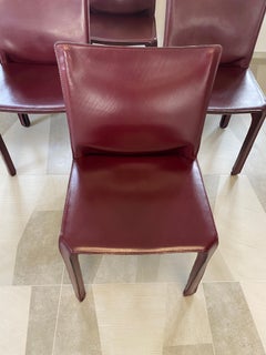 CAB Chairs by Mario Bellini for Cassina, Set of 6