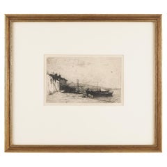 Cabanes de pecheurs sur les cotes d'Italie by Adolphe Appian, c. 1885