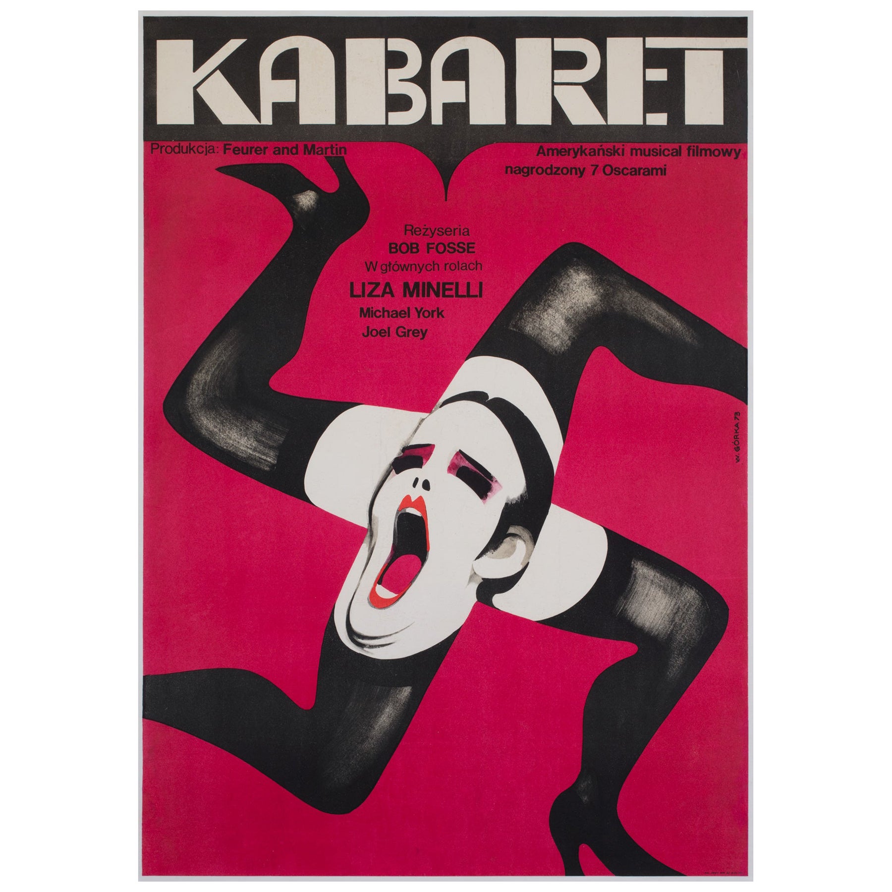 Cabaret 1973 Original Polnisches Filmplakat, Wiktor Górka