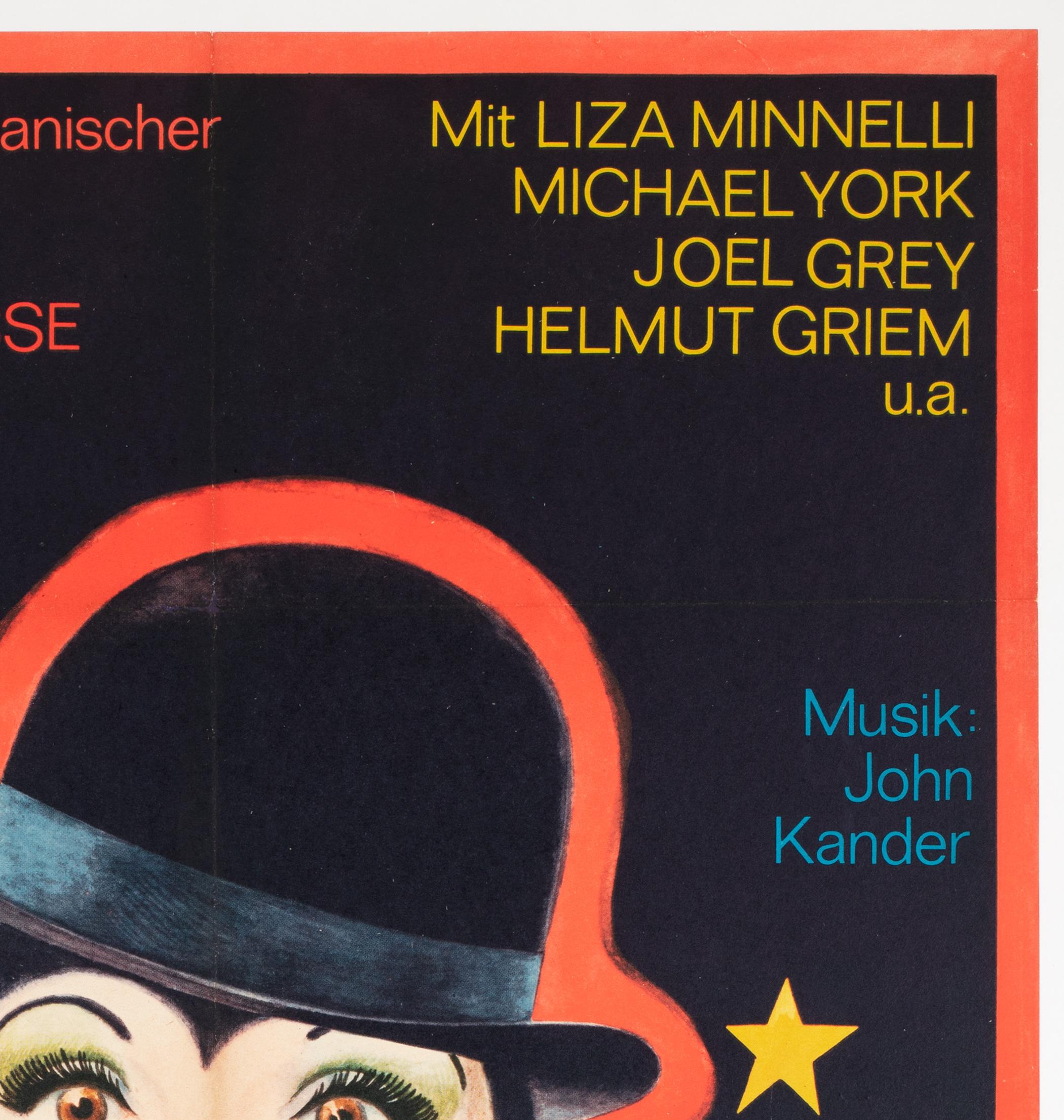20th Century Cabaret 1975 East German A1 Film Movie Poster, Gruttner, Linen Backed